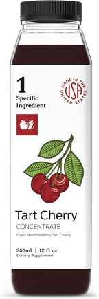 Sweet Montmorency Tart Cherry Juice Concentrate - 12oz Syrup, Extract, & Tart Cherry Juice Supplement for Sleep & Uric Acid