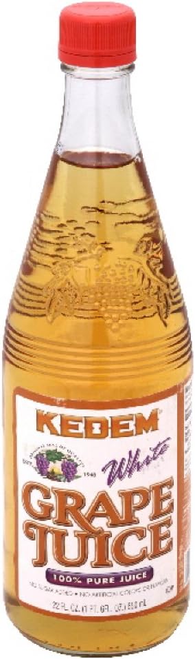 Kedem White Grape Juice,22-ounces (Pack of6)
