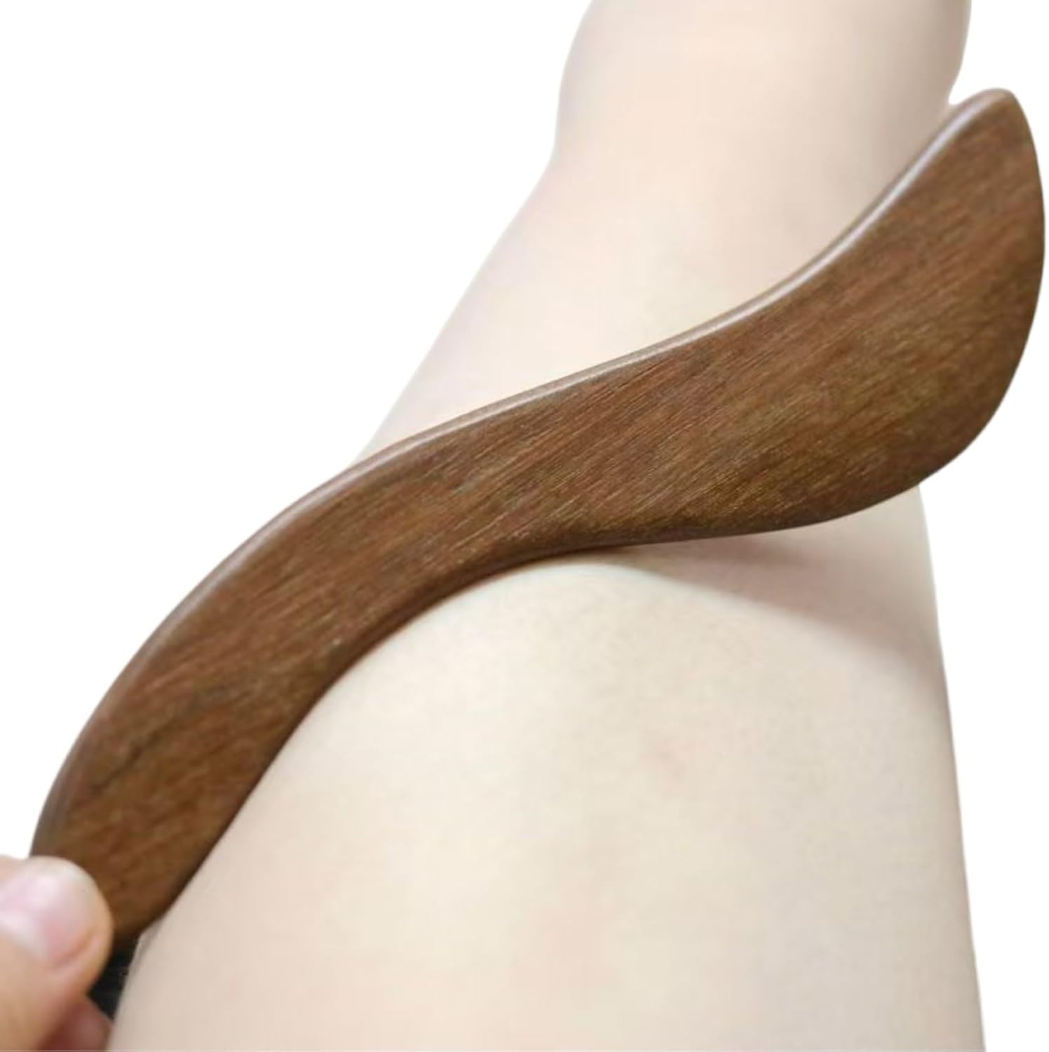 Sandalwood Muscle Gua Sha Scraper Tool, Natural Wood Scraping Board for Body Therapy, Muscle Relief and Lymphatic Drainage, 1 PCS