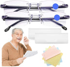 Anti-Blue Light Presbyopia Glasses Auto Zoom Smart Look Far and Near for Reading Computer or TV