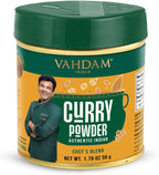 VAHDAM Authentic Indian Curry Powder (50g, 1.76 Oz), Crafted by 8 times Michelin-starred chef Vikas Khanna | 11 Single Origin Spice blend | With Pure Spices and Himalayan Pink Salt