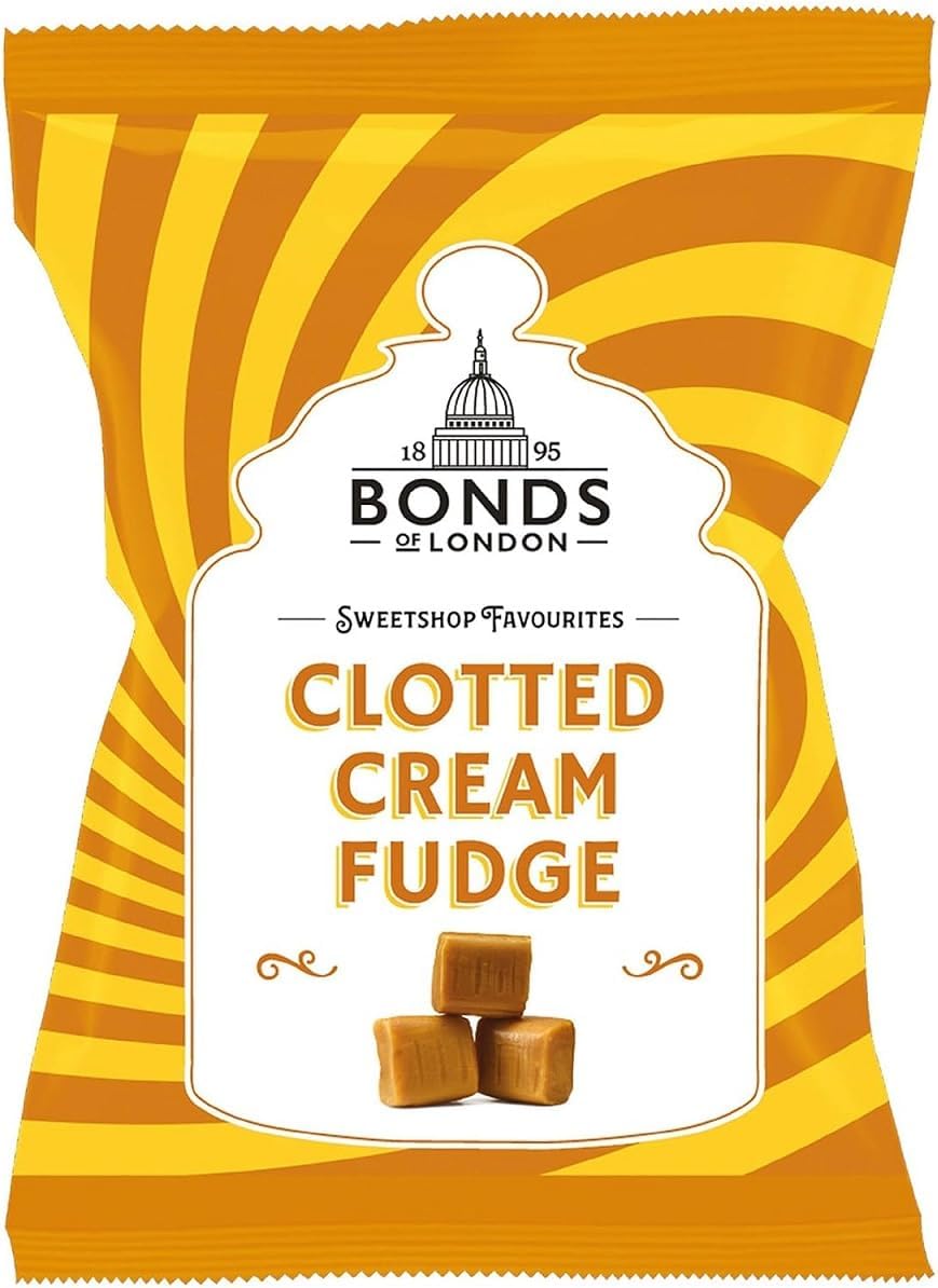 Bonds of London Clotted Cream Fudge Bags 120g (Pack of 3)