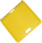 BISupply Portable Curb Ramp - Car & Motorcycle Ramps, 4.5in, 1-Pack
