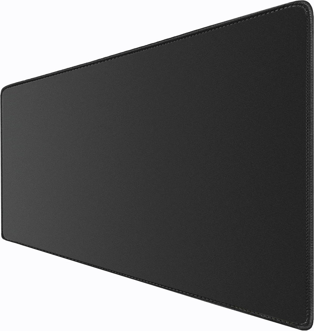 Large Gaming Mouse Pad, 31.5" x15.7" Large Extended Desk Mat with Superior Micro-Weave Cloth, Water Resist Keyboard Mousepad with Non-Slip Base, Laptop Desk Pad for Office Home Gaming, Black