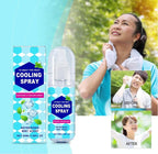 Cooling Mist Spray for Hot Weather, Natural Mint Mists, Instant Cooling Mist, Summer Cool Spray for Face and Body, Prevents Heat Stroke, Outdoor Sports & Cool Down (1)