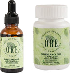 ORE Oregano Oil Kit – Liquid Drops 1 oz (80% Carvacrol) + 65 Softgels | Wild Mexican Oregano | Herbal Immune & Respiratory Support | Best Value Combo | Natural, Non-GMO Supplement