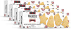 Walker's Shortbread Assorted Festive Shaped Cookies, Pure Butter Shortbread Cookies, 6.2 Oz (Pack of 4)