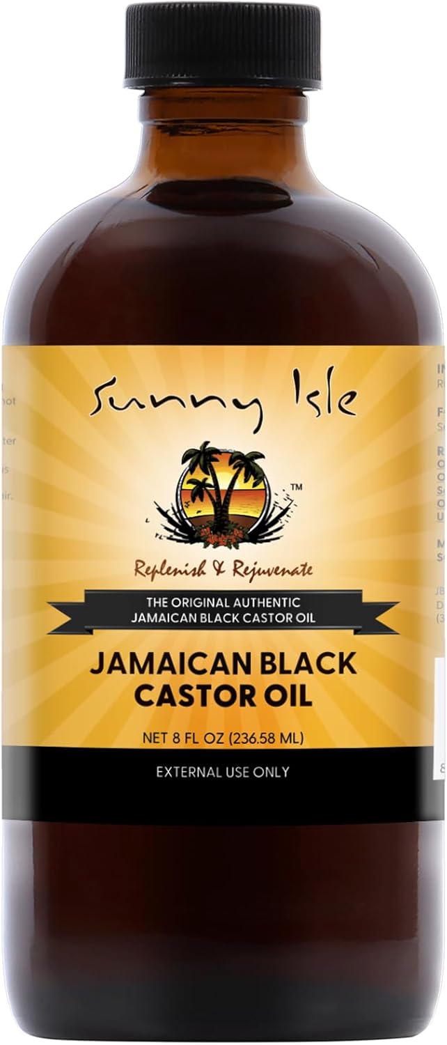 Sunny Isle Jamaican Black Castor Oil, 8 Fl Oz