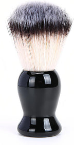 Men's Shaving Brush with Wood Handle - Professional Wet Shave Tool for Cream & Soap, Perfect Gift for Father's Day, Valentine's, Birthday (Gift Ready) (Black)