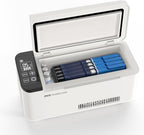 Portable Insulin Cooler Box Smart Rechargeable Mini Medical Case for Insulin, Vaccines, and Medications, 36.6 cu in Capacity, LCD Display,Travel Drug Cooler for Insulin, FAA-Approved