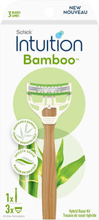 Schick Intuition Bamboo Disposable Razors for Women, 3ct