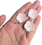 108 Count Edible Flower Cake Decorations, Small Edible Flowers, Sugar Flowers, Anniversary Wedding Cakes & Cupcakes Toppers, Edible Dessert Decorations (1 Inch) (Pink)