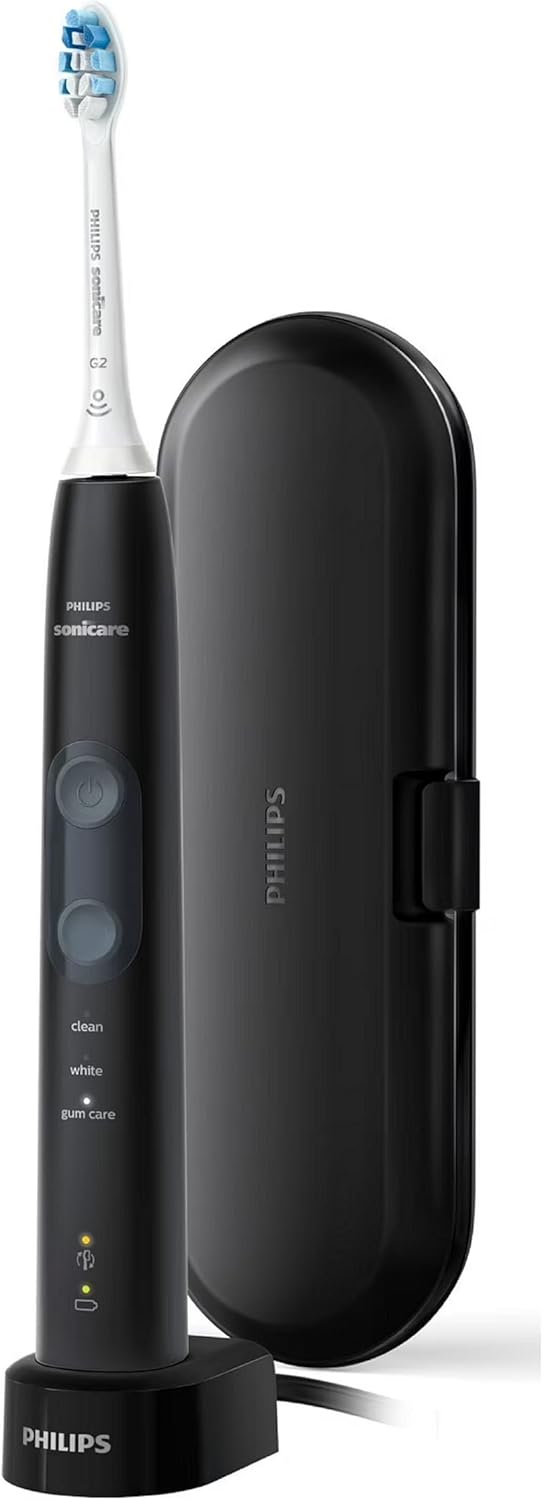 Philips Sonicare ProtectiveClean 5100 Electric Rechargeable Electric Power Toothbrush, Gum Health, Frustration Free Packaging, White, HX6857/32