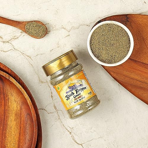 Rani Black Pepper Fine Powder 80 Mesh 3oz (85g) PET Jar ~ All Natural | Vegan | Gluten Friendly | NON-GMO | Kosher | Product of Vietnam