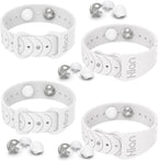 Hion Motion Sickness Bands Anti Nausea Acupressure Wristband Sea Sickness Wristbands Nausea Bands Natural Relief Motion & Morning Sickness -（2 Pairs White