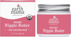 Earth Mama Organic Nipple Butter™ | Nipple Cream Safe for Breastfeeding | Postpartum Essentials for Nursing | Non Lanolin Nipple Cream, 2-Fluid Ounce