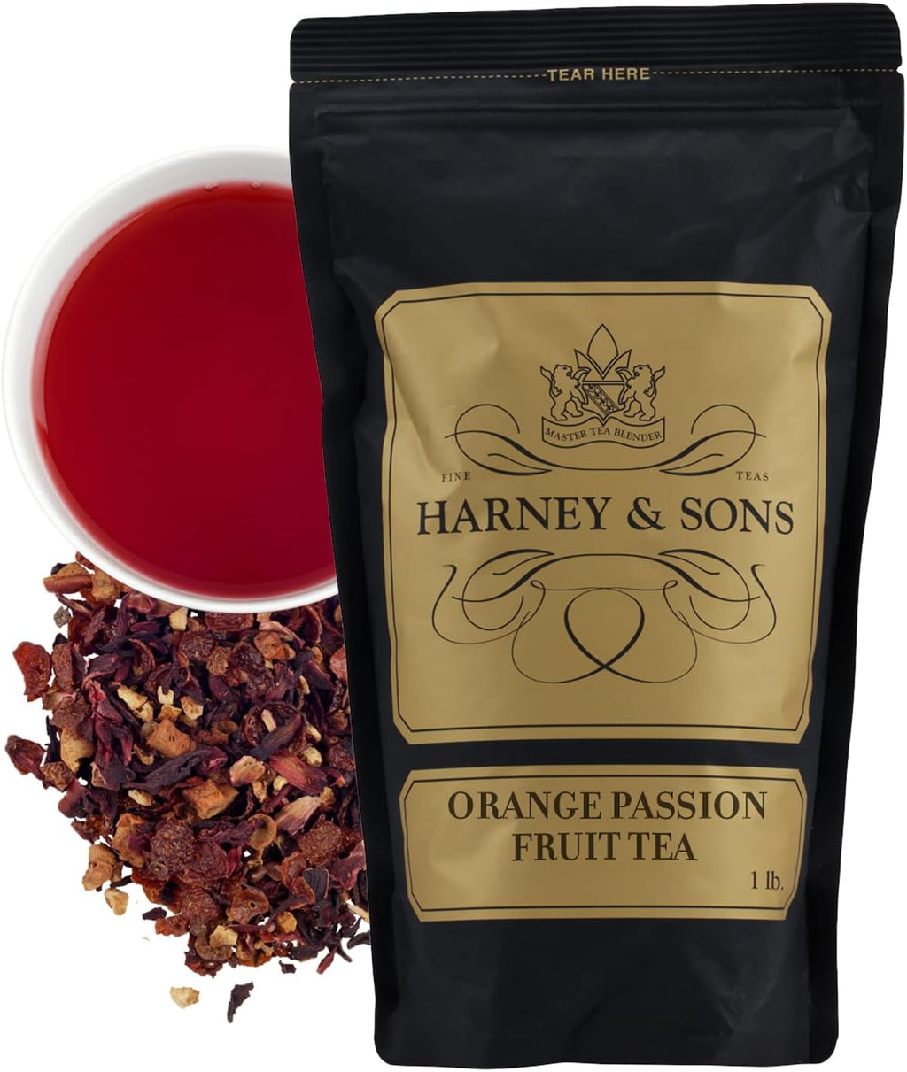 Harney & Sons Orange Passion Fruit, 16oz Bag of Loose Herbal Tea