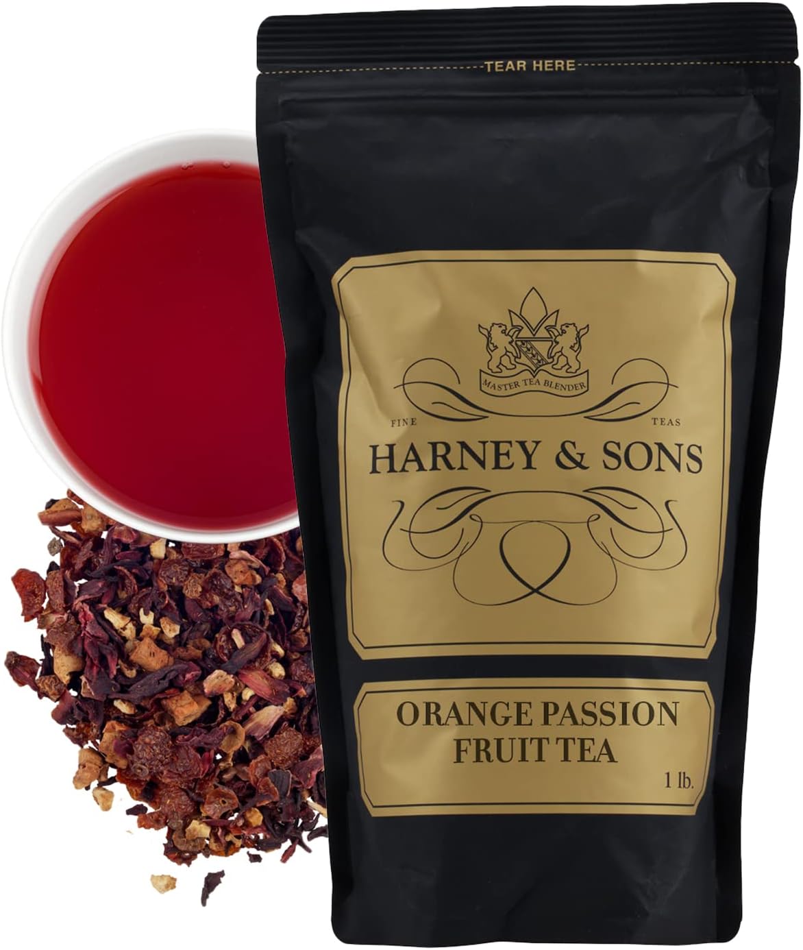 Harney & Sons Orange Passion Fruit, 16oz Bag of Loose Herbal Tea