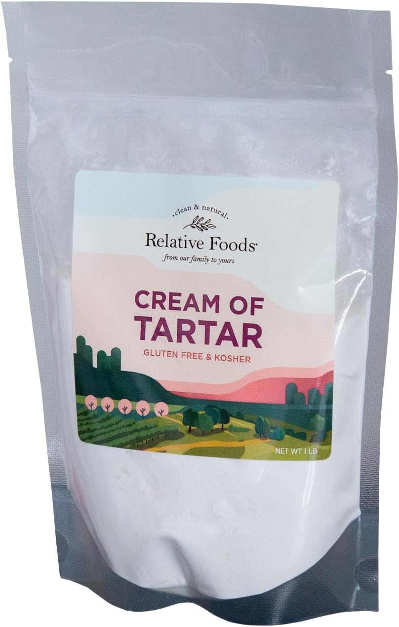 Cream of Tartar 1 Pound – Premium Baking Powder Stabilizer for Meringue, Cookies & Frosting – Pure Cream of Tartar for Baking – Fine Powder Baking Ingredient