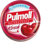 3 PACK - Pulmoll CHERRY - SUGAR FREE - Pack of 3