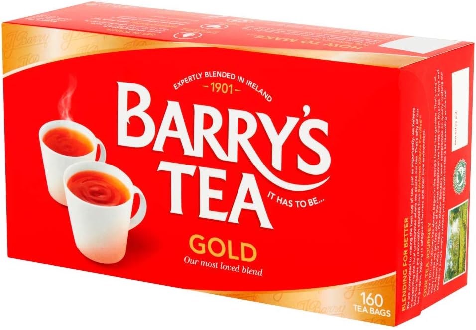 Barry's Tea Gold Blend 160 Teabags, Fresh from Barry's Tea in Ireland