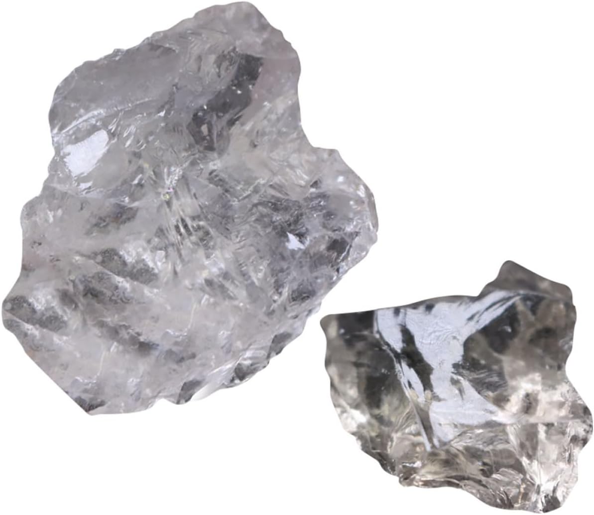 100g Quartz Mineral Specimen Natural Silica Ore Sample White Crystal Stone for Geology Teaching and Science Education