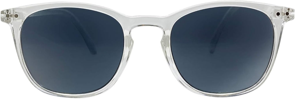 In Style Eyes Sidekick Translucent Sun Readers, Full Tint Reading Sunglasses for Men and Women - Spring Hinge Comfort