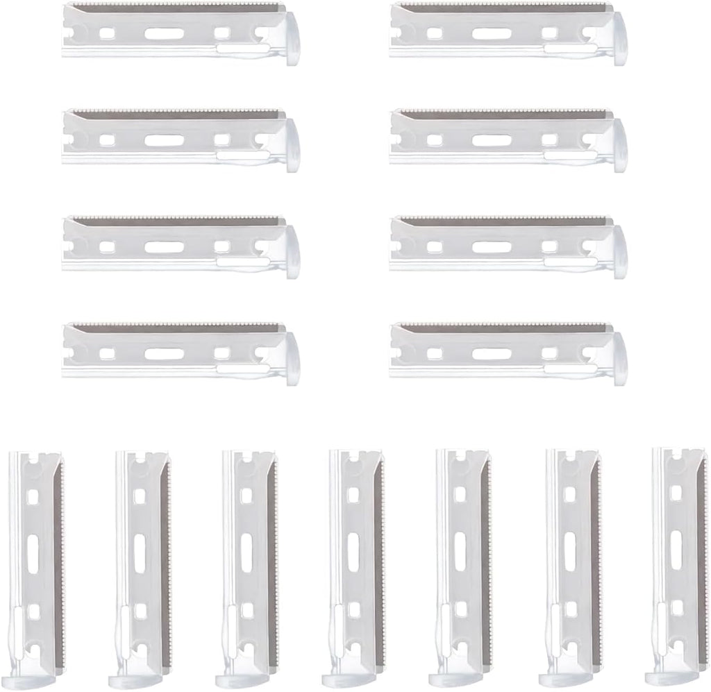 15-Pack Facial Razor Refill Blades – Compatible with Tweezerman Razors, Precision Stainless Steel Replacement