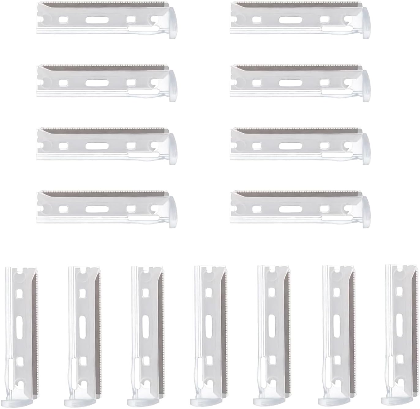 15-Pack Facial Razor Refill Blades – Compatible with Tweezerman Razors, Precision Stainless Steel Replacement