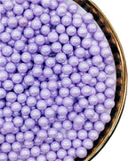 Sprinkles Lavender Purple Edible Pearls,Cake Sprinkles 130g 4.6OZ,Cookie Sprinkles,Sugar Pearl, Edible Candy Pearls for Cake Cupcake Decorationg (7mm-light purple)
