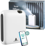 Smart Scent Air Machine for Home, 1500 Sq.Ft Coverage Hotel Collection Diffuser with Cold-air Diffusion Tech，Bluetooth Waterless Diffusers with APP Control for for Home Office Spa Large Room
