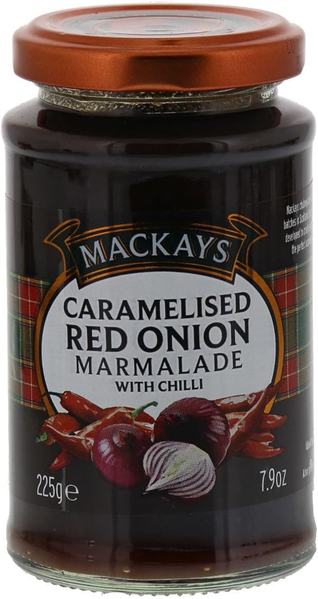Caramelised Red Onion Chutney with Chili by Mackays (7.9 ounce)