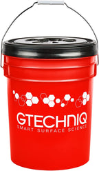 Gtechniq Bucket with Lid 20L | Includes Dirt Trap and Gamma Seal Lid, for Cleaning Car