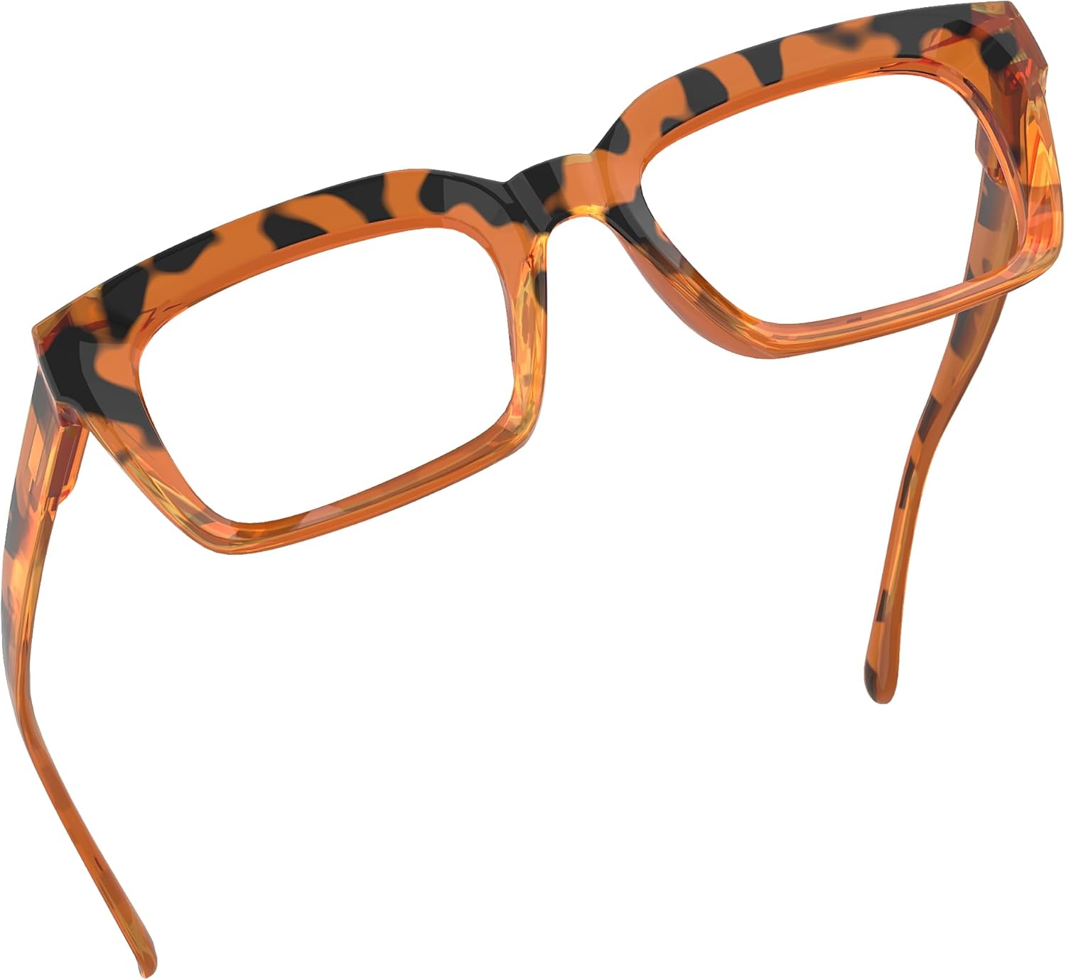 Eyekepper Ladies Reading Glasses - Oversized Square Design Readers for Women Tortoise
