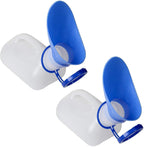 Generic Unisex Urinal Portable Toilet for Men and Women Pee Bottle 1000ML with Lid and Funnel Pee Container for Travel,Camping (2 pcs)