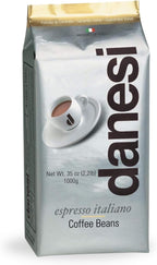 Danesi Caffe Italian Whole Coffee Beans - Espresso Coffee Beans and Medium Roast Whole Bean - Perfect for Espresso Machines, French Press, and Home Brewing - Gold (2.2 lb)