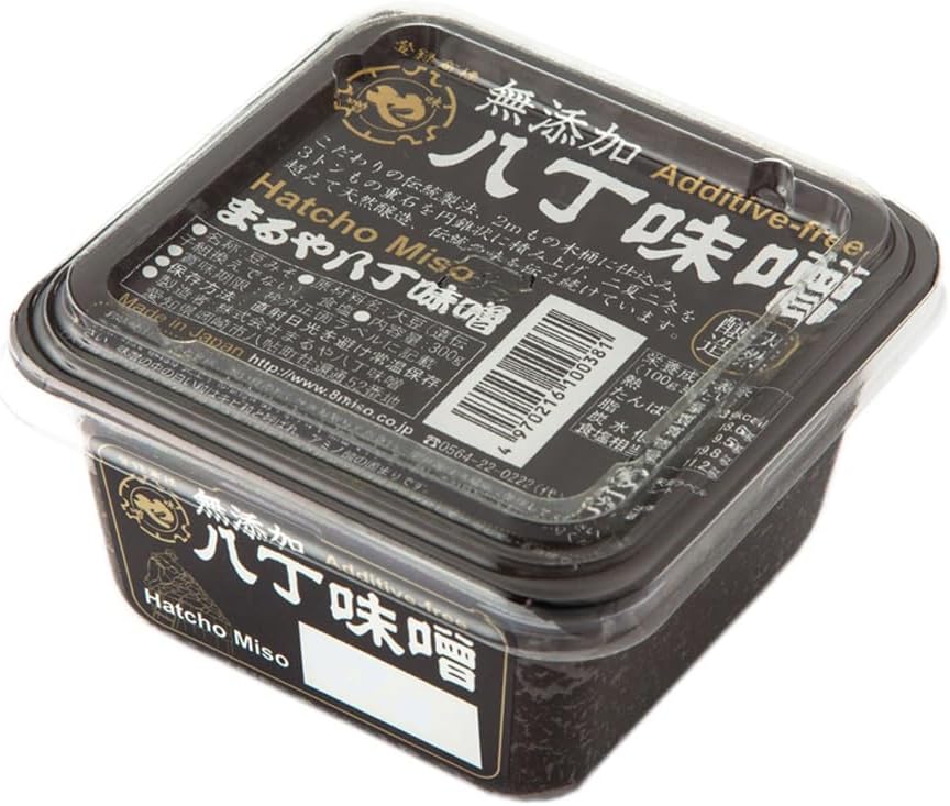[Product of Japan] Mutenka Hatcho Miso (Traditional Artisanal Dark Miso) 八丁味噌 - 10.05 Ounce