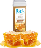 Depil Bella Brazilian Roll On Wax Honey and Propolis Depilatory | Body Waxing, Hair Removal Wax-Cartridge | For Men and Women | Home Self Waxing | Sensitive Skin | Dermatologically Tested | Painless