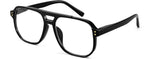 FEISEDY Retro Aviator Reading Glasses Women Men Blue Light Blocking Reader Plastic Lightweight Frame B0071
