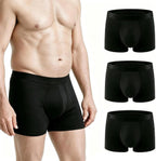 Incontinence Underwear for Men, 5-Layer Leak Proof Underwear for Men, Reusable Comfortable Cotton Fabric, Bladder Leakproof Protection Men's Incontinence Underwear 3 Pack L