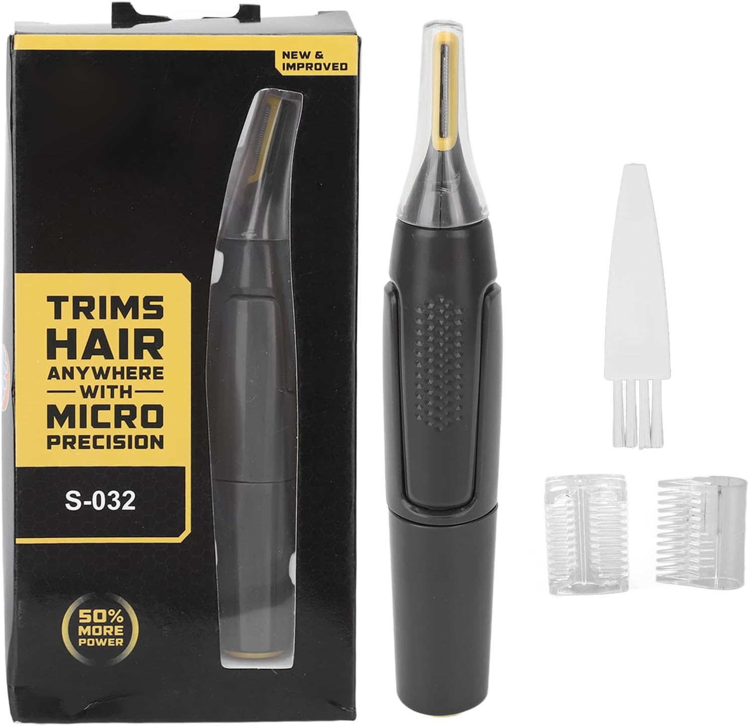 Electric Hair Trimmer, Electric Hair Beard Shaver, Detachable Washable Cutter Head Double Blades Low Noise Hair Removal Machine, Men Electric Trimmer Grooming Kit