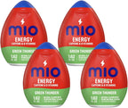 Mio Energy Liquid Water Enhancer, Green Thunder, 1.62 OZ (Pack of 4)