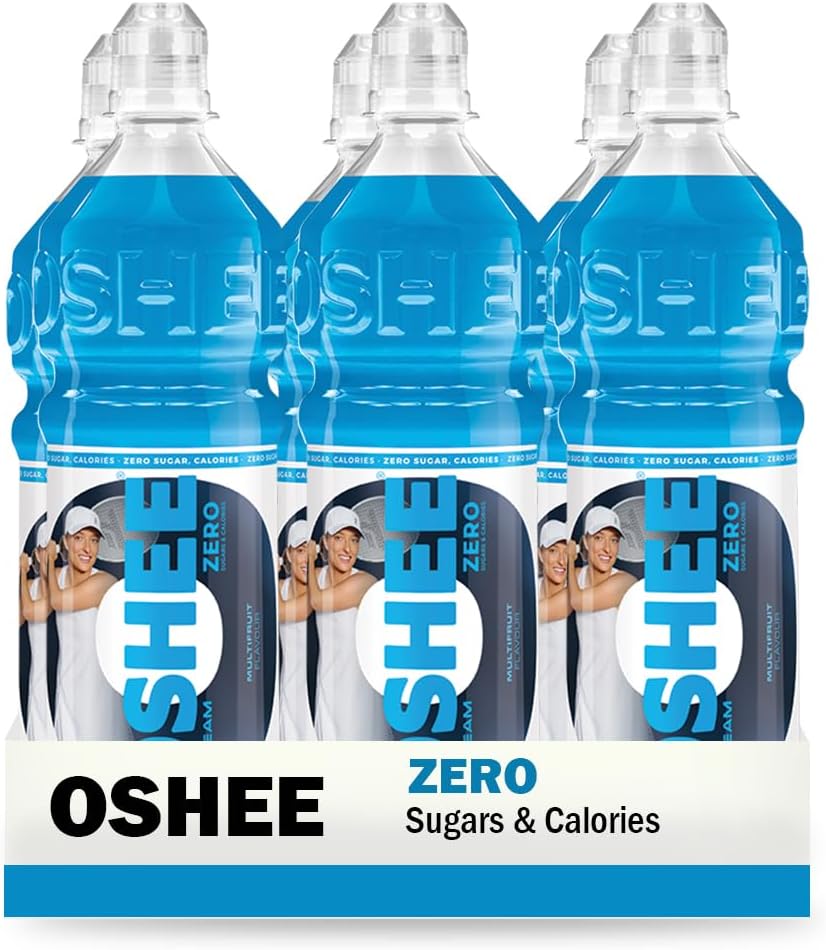 SORINA OSHEE Zero Fruit Flavor Sport Drink 750ml (Pack of 6) - Addition of Vitamins and L-carnitine – Sugar Free – Hydration – Vitamin Drinks