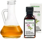 Siberian Milk Thistle Oil | 100% Natural Extra Virgin Cold Pressed 100 ml / 3.4 fl oz | Unrefined Raw