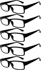 OWL 5 Pack of Reading Glasses Elegant Mens Womens Readers Designer