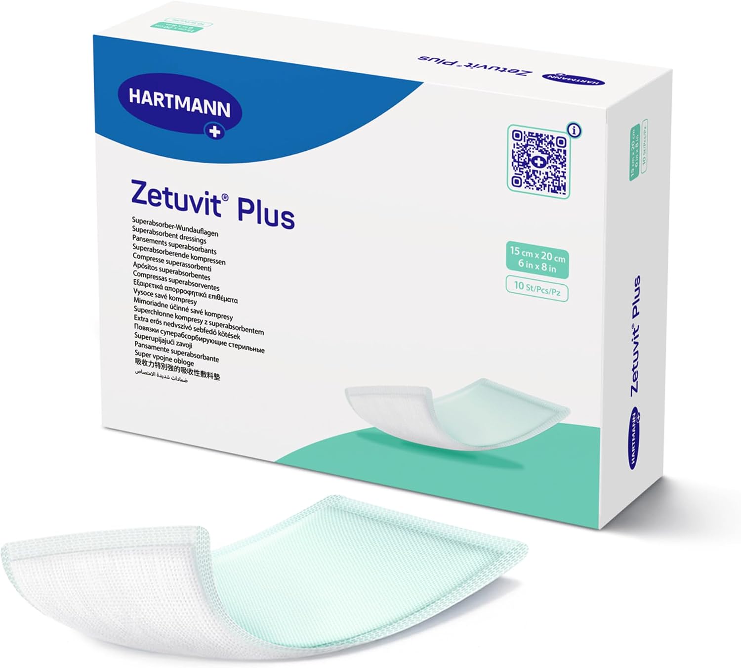 Zetuvit Plus Non-Bordered Superabsorbent Dressings