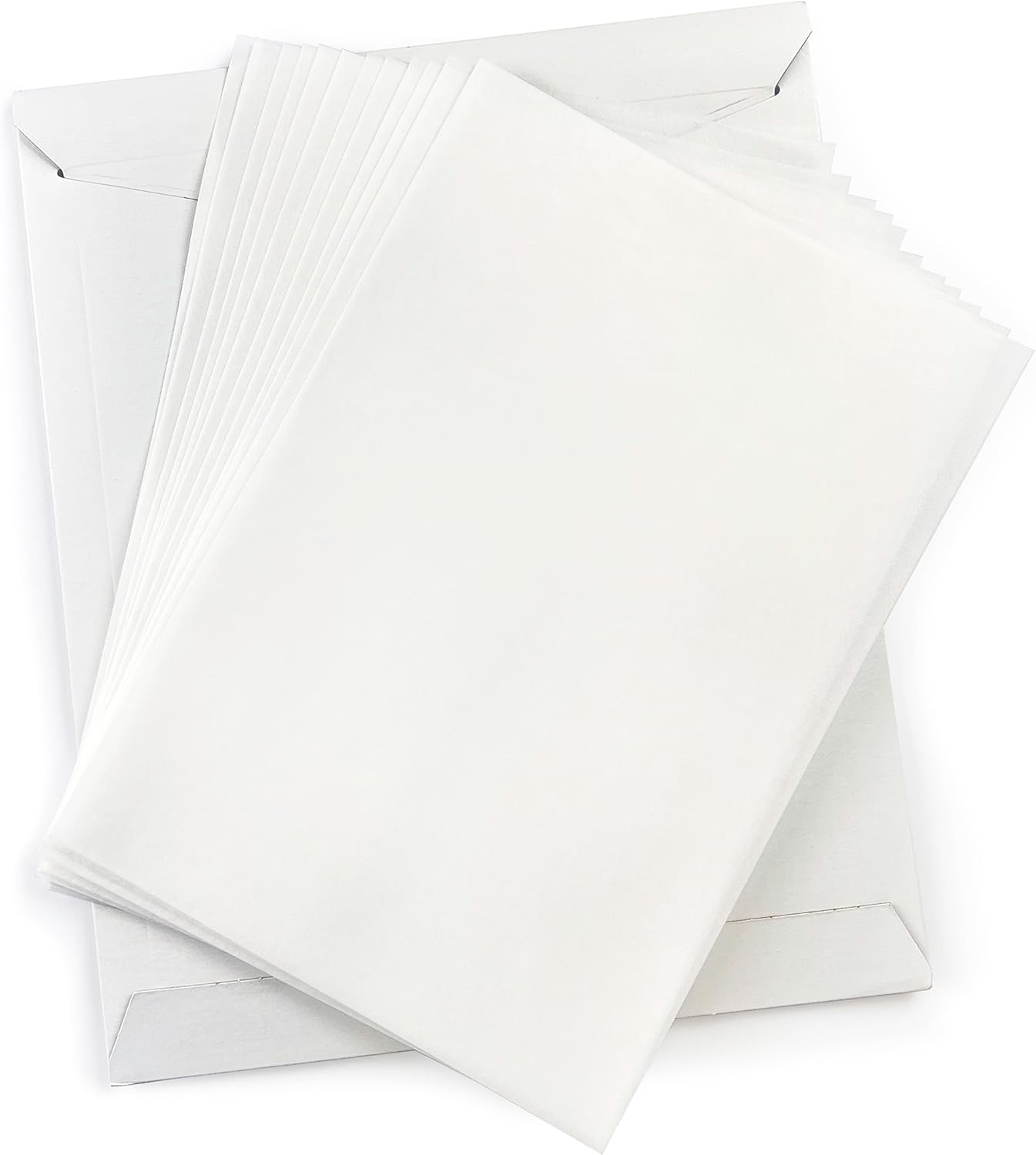 Wafer Paper Flexible Edible Printer Sheets 12 Pack 0.4mm White Letter Size 8.5" x 11" Cake Topper Decoration Burn Away by MeganJDesigns