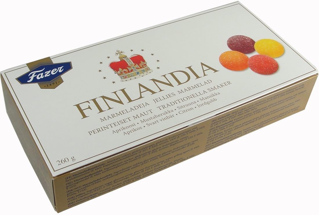 Fazer Finlandia Marmelade Jellies Gift Box 260g