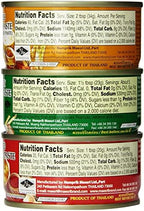 Thai Green Red Yellow Curry Pastes Set (Original Version), 4 Ounce (Pack of 6)