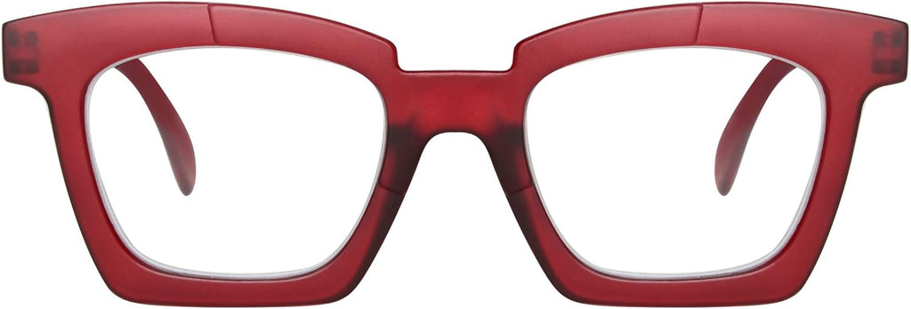 Eyekepper Reading Glasses Women Stylish Eyeglasses Readers - Red +2.25
